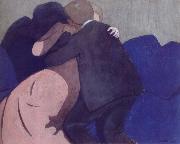 Felix Vallotton The Kiss painting